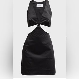 BONDI BORN
Ramatuelle Plunge Cutout Tie Mini Dress